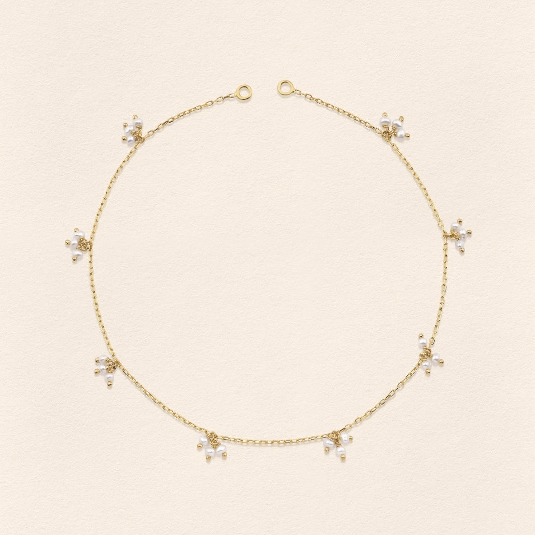 Sumerian Pearl Chain Earring