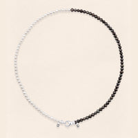 Sumerian Black & White Pearl Necklace