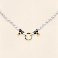 Sumerian White Pearl Necklace