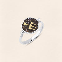 Sumerian Mosaic Pearl Abundance Ring Small
