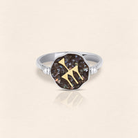 Sumerian Mosaic Pearl Abundance Ring Small