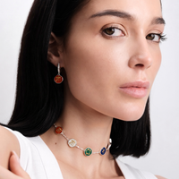 Sumerian Coral Love Earrings
