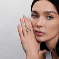 Sumerian White Pearl Love Ring