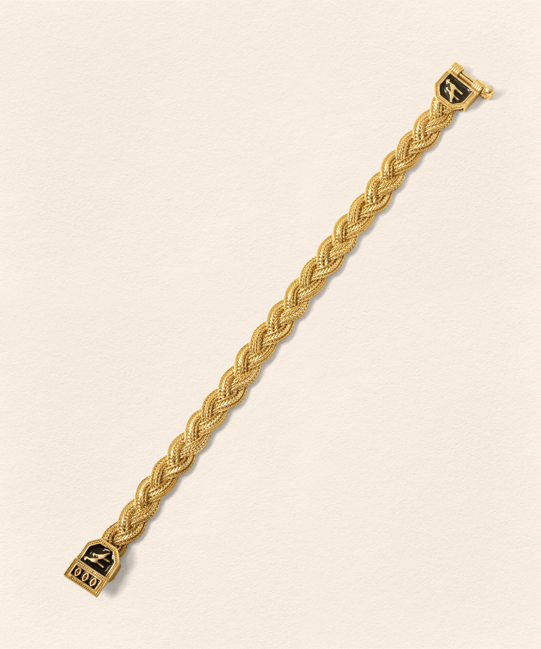 Crane Thin Braided Bracelet