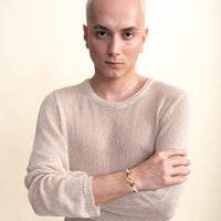 Sumerian White Pearl Bracelet - Men