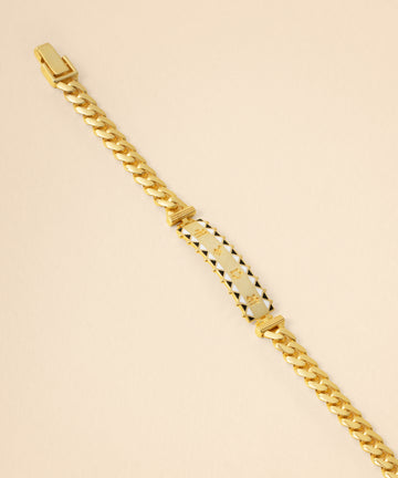 Sumerian Plate Bracelet Gold