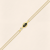Eye Diamond Gold Bracelet