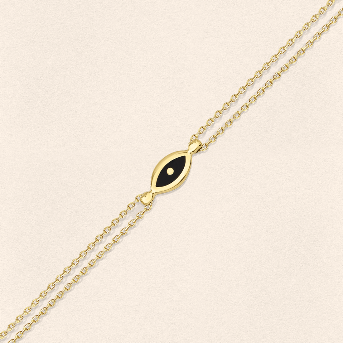 Eye Gold Bracelet