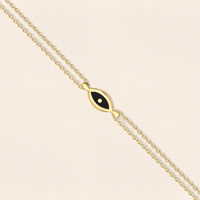 Eye Gold Bracelet