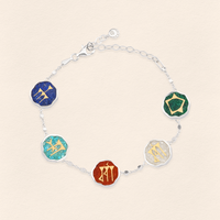 Sumerian Colorful Stone Mosaic Bracelet