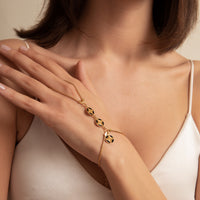 Mari Triple Finger Bracelet