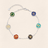Sumerian Colorful Stone Mosaic Anklet