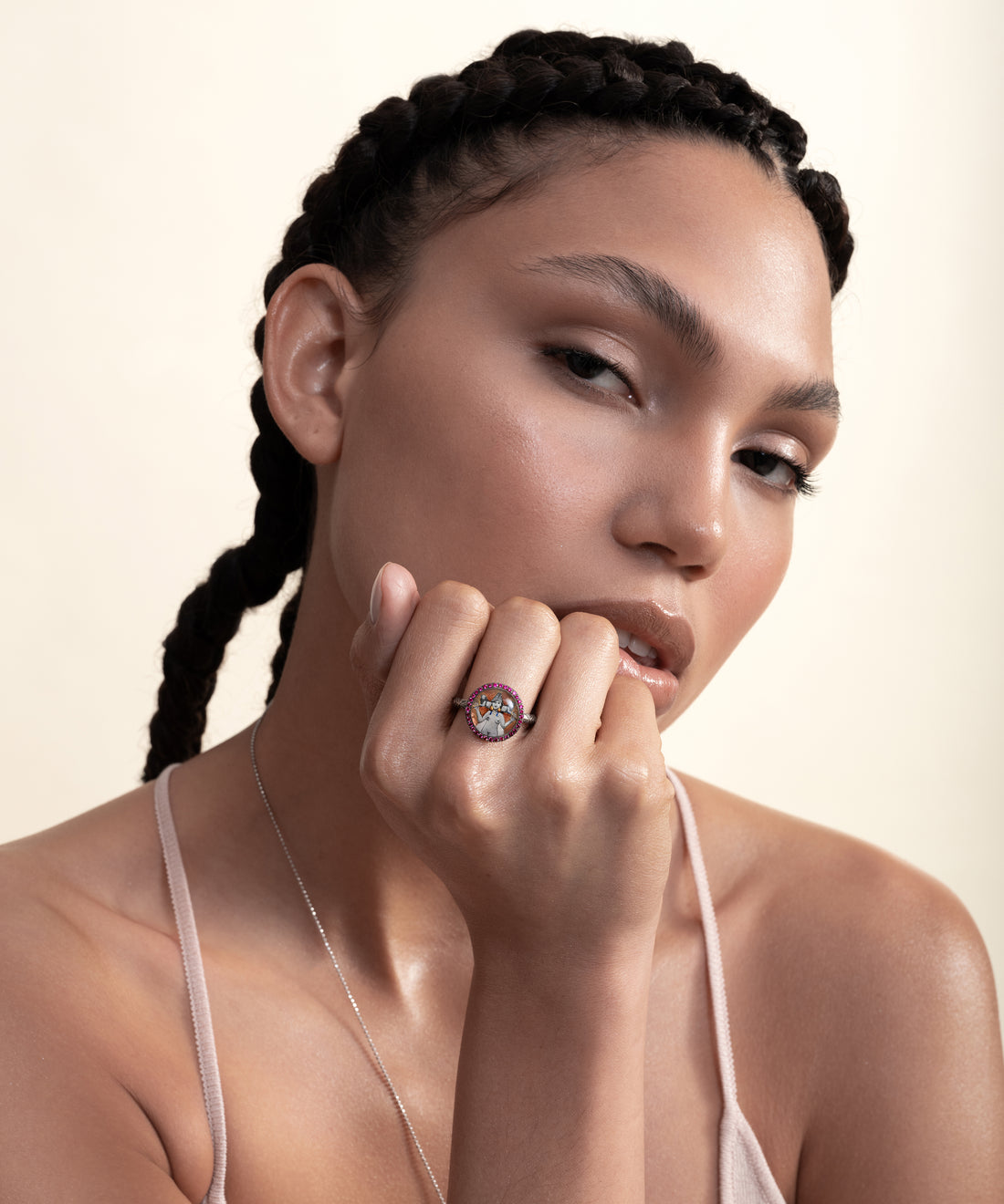 Inanna Miniature Ruby Ring