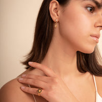 Adel Twist Gold Earrings