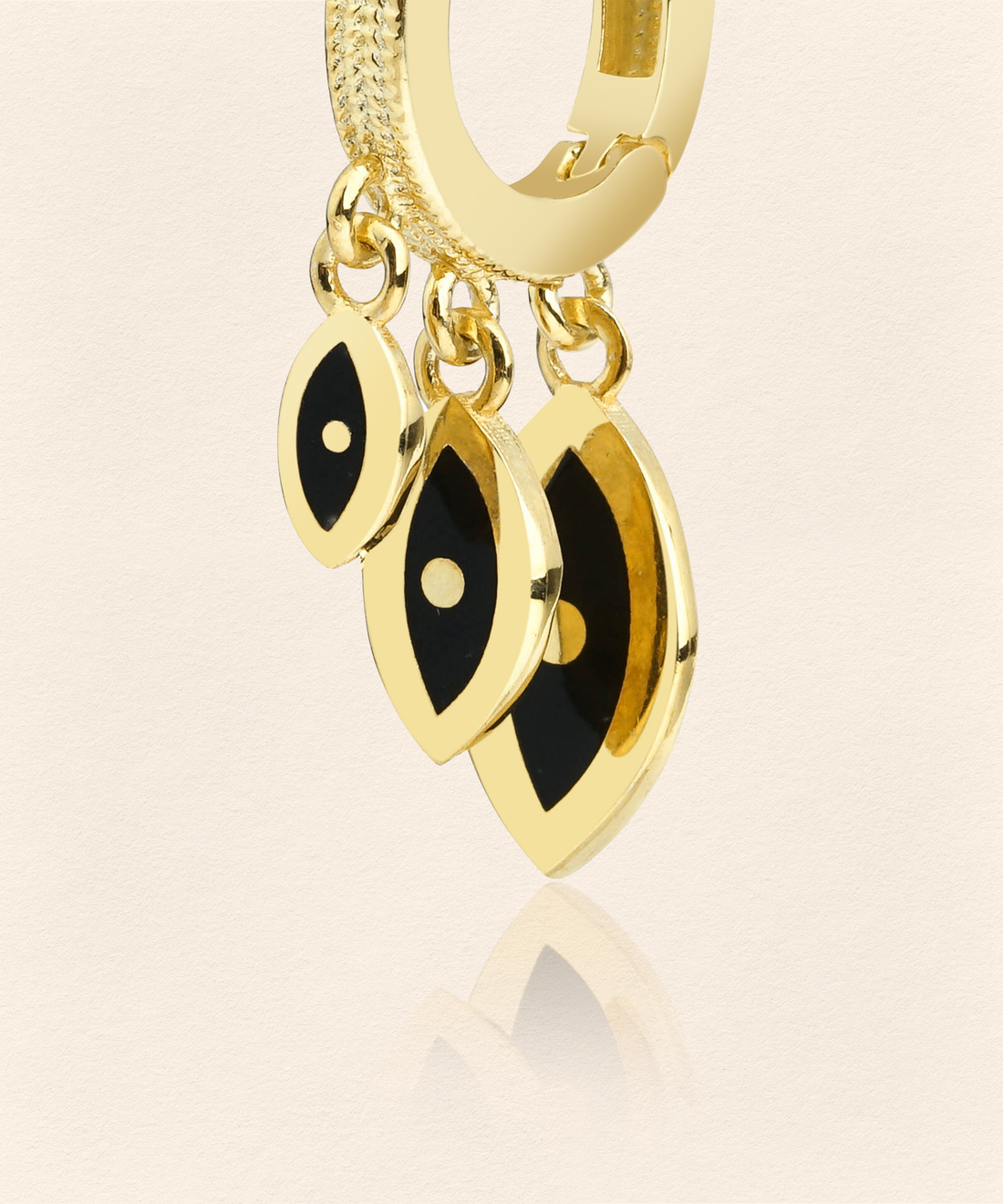 Triple Eye Earrings