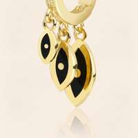 Triple Eye Earrings
