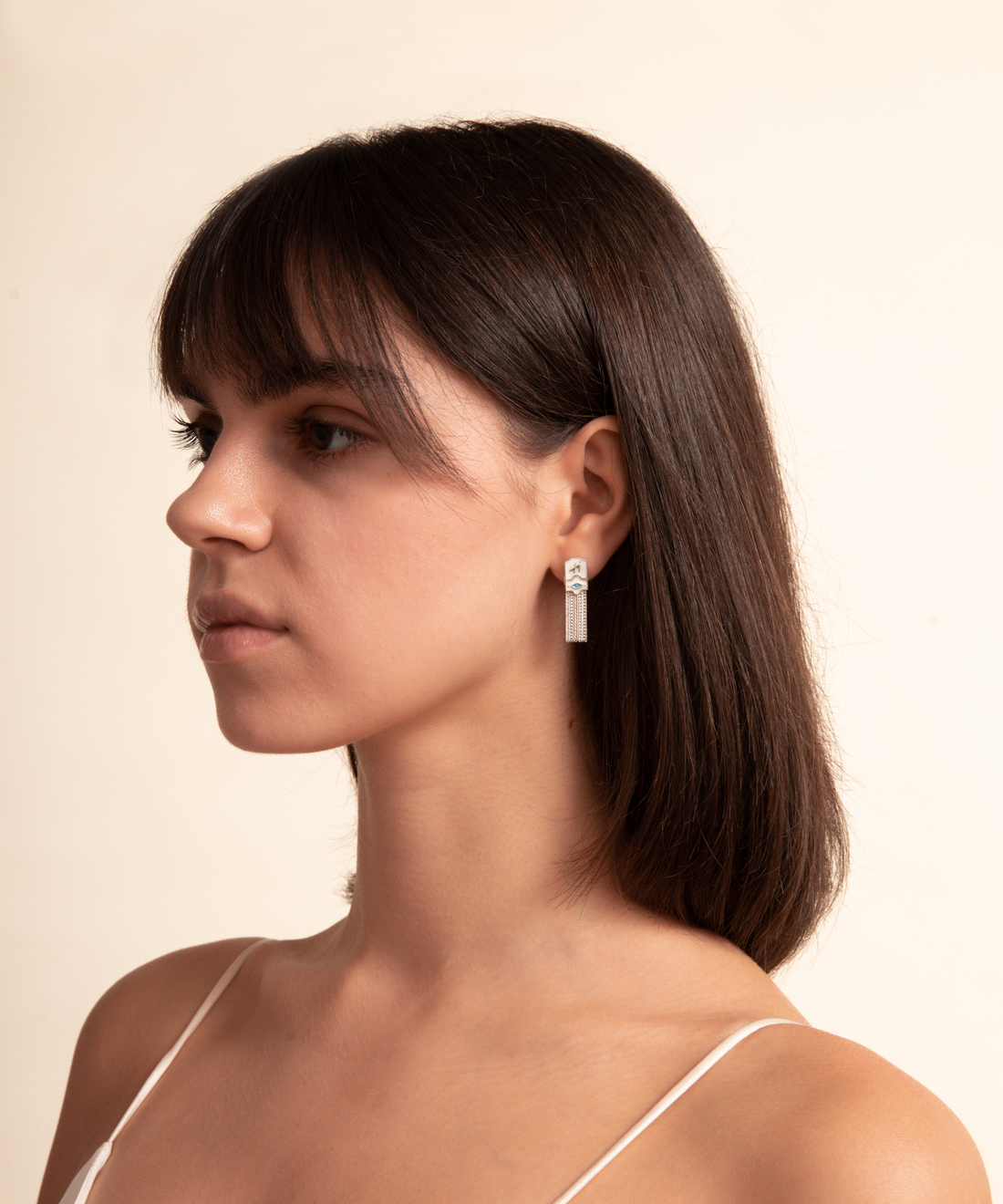 Gobeklitepe Earrings Silver