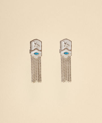 Gobeklitepe Earrings Silver