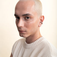 Eye Ear Cuff Silver - Men
