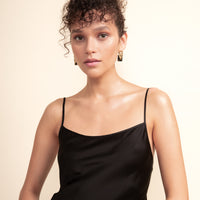 Birdman Onyx Gold Earrings