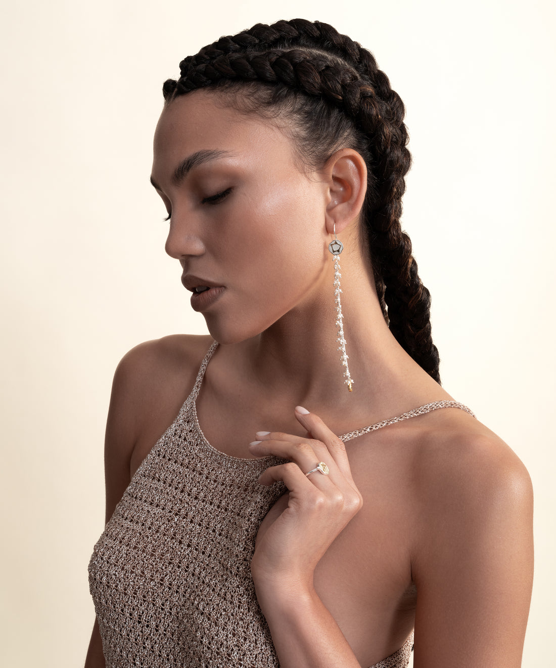 Sumerian Pearl Earring