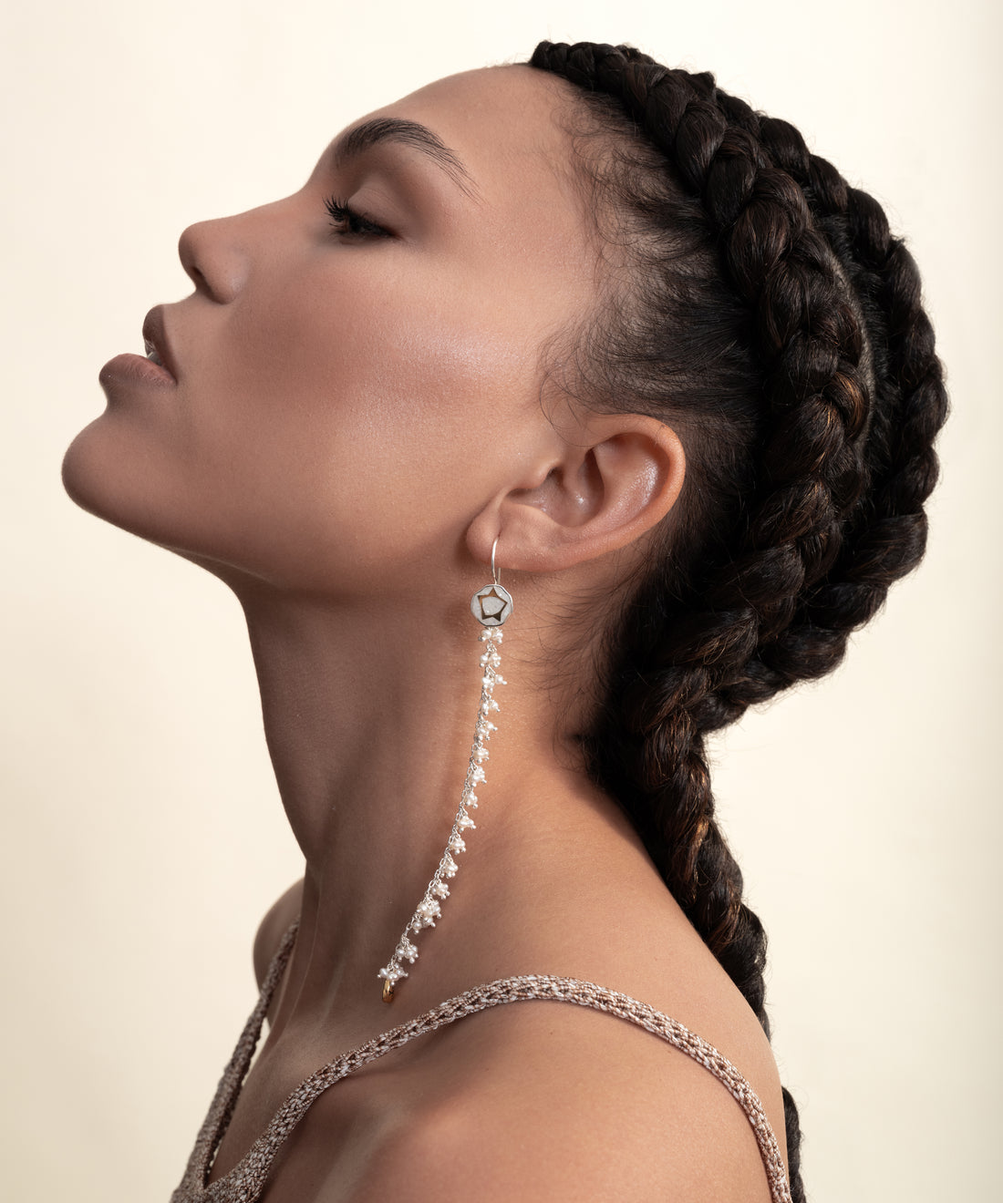 Sumerian Pearl Earring