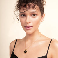 Serpent Onyx Gold Necklace