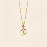 Adel Amethyst Gold Necklace