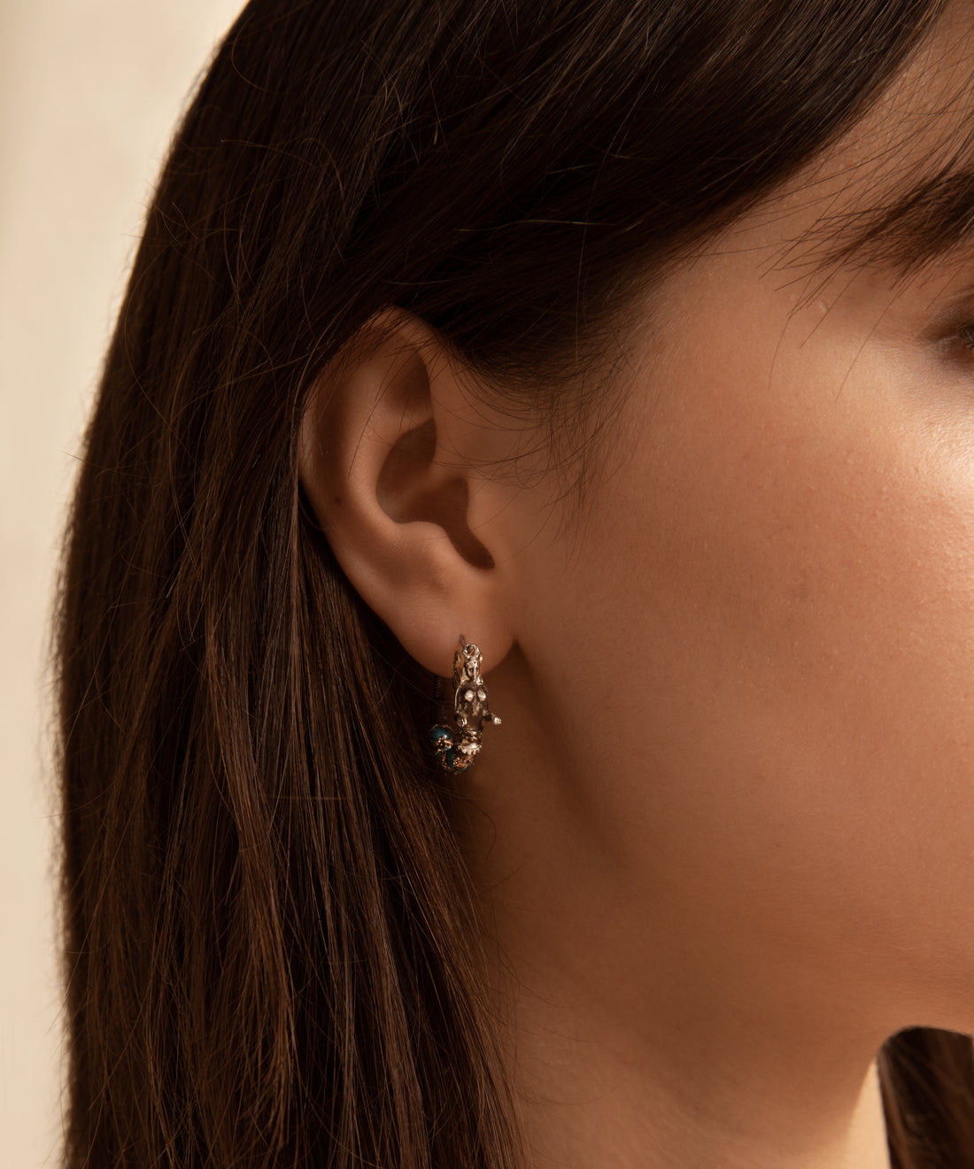 Inanna Round Earring