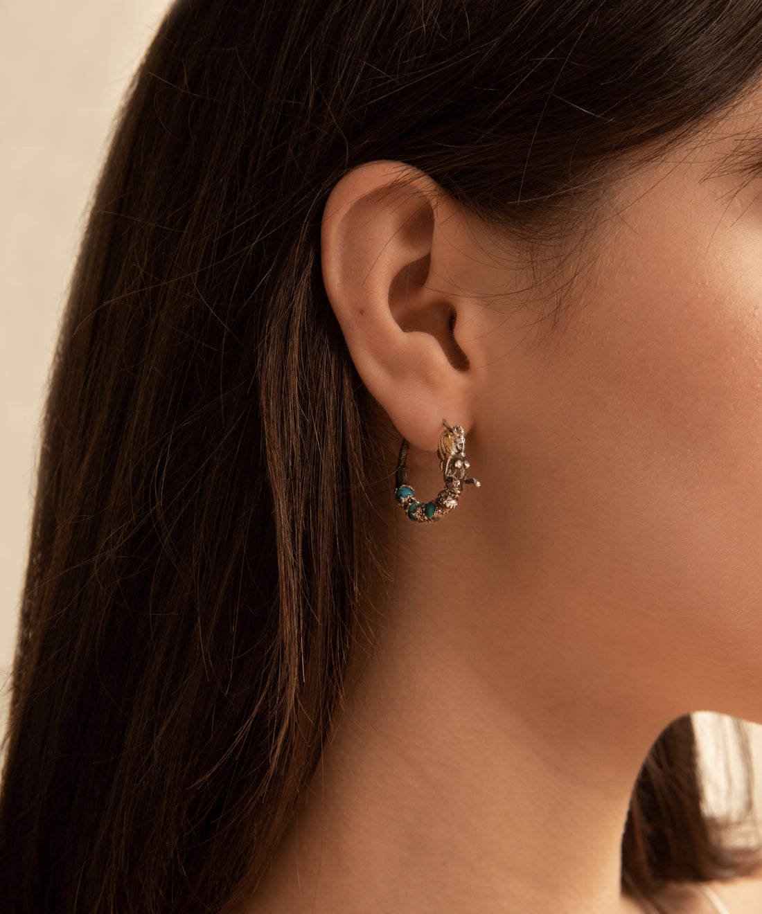 Inanna Round Earring
