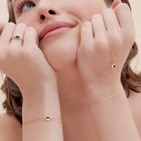 Eye Diamond Gold Ring