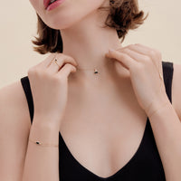 Eye Diamond Gold Necklace