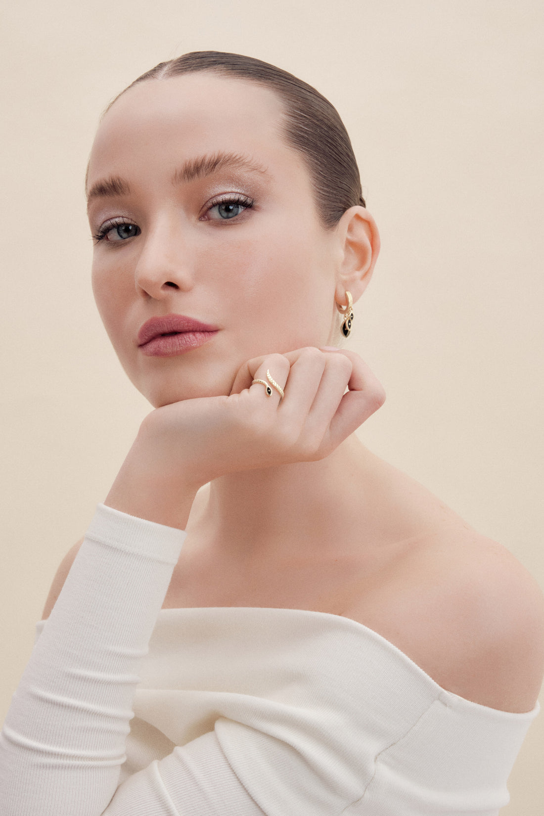 Evil Eye Earring Ring Set ll