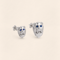 Assyrian Lion Large Sapphire Piercing