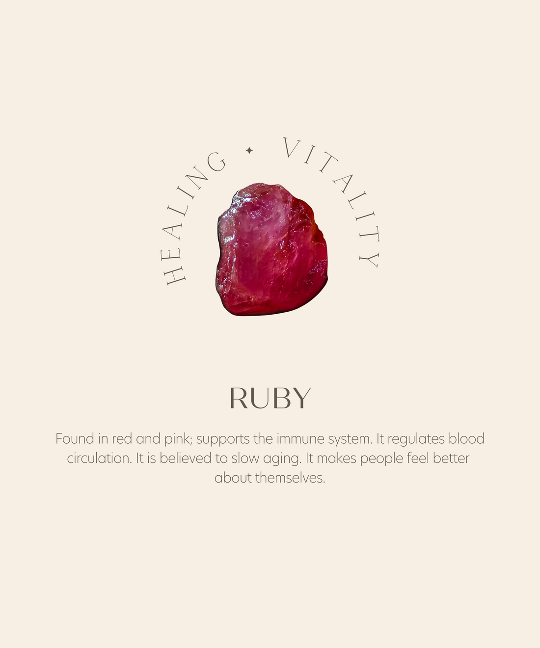 Inanna Miniature Ruby Ring