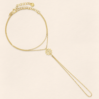 Adel Gold Finger Bracelet