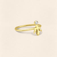 Alka Diamond Gold Ring