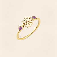Adel Amethyst Gold Ring