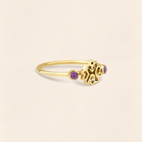 Adel Amethyst Gold Ring