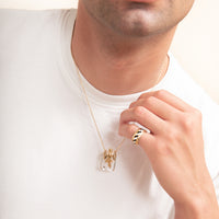 Wheat Gold Ring - Men