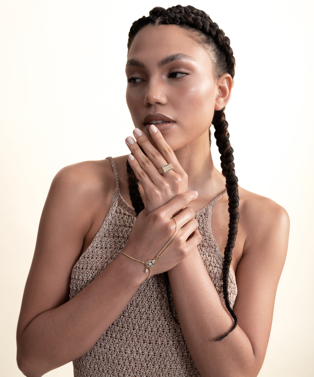 Sumerian Filigree Gold Ring
