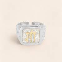 Sumerian White Pearl Love Ring