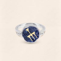 Sumerian Lapis Abudance Small Ring