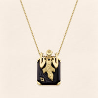 Birdman Onyx Gold Necklace