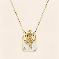 Birdman Crystal Gold Necklace