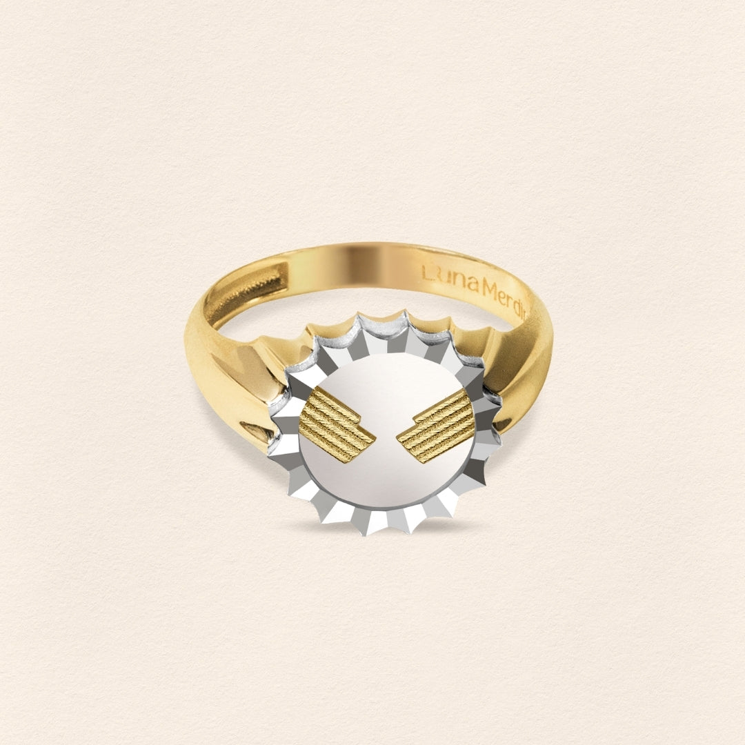 Hands Gold Ring