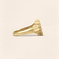 Hands Gold Ring