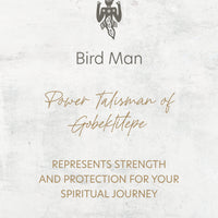 Birdman Crystal Gold Necklace - Men