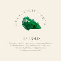 Alka Emerald Gold Finger Bracelet