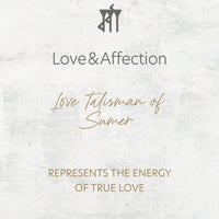 Sumerian Mosaic Pearl Love Ring Small